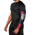 Maori Wheku Meri Kirihimete Personalised Arm Sleeves All Blue Indigenous Maori Motif - Aussie Hoodie