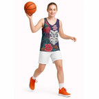 Maori Wheku Meri Kirihimete Personalised Basketball Jersey All Blue Indigenous Maori Motif - Aussie Hoodie