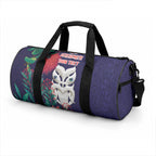 Maori Wheku Meri Kirihimete Personalised Duffle Bag All Blue Indigenous Maori Motif