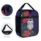 Maori Wheku Meri Kirihimete Personalised Lunch Bag All Blue Indigenous Maori Motif