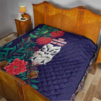 Maori Wheku Meri Kirihimete Personalised Quilt All Blue Indigenous Maori Motif - Aussie Hoodie