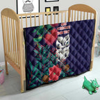 Maori Wheku Meri Kirihimete Personalised Quilt All Blue Indigenous Maori Motif - Aussie Hoodie