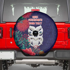 Maori Wheku Meri Kirihimete Personalised Spare Tire Cover All Blue Indigenous Maori Motif - Aussie Hoodie