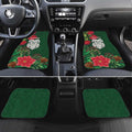 Maori Wheku Meri Kirihimete Personalised Car Mats All Green Indigenous Maori Motif - Aussie Hoodie