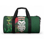 Maori Wheku Meri Kirihimete Personalised Duffle Bag All Green Indigenous Maori Motif