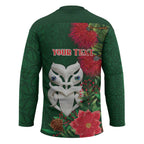 Maori Wheku Meri Kirihimete Personalised Hockey Jersey All Green Indigenous Maori Motif - Aussie Hoodie