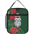 Maori Wheku Meri Kirihimete Personalised Lunch Bag All Green Indigenous Maori Motif