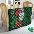 Maori Wheku Meri Kirihimete Personalised Quilt All Green Indigenous Maori Motif - Aussie Hoodie