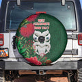 Maori Wheku Meri Kirihimete Personalised Spare Tire Cover All Green Indigenous Maori Motif - Aussie Hoodie