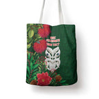 Maori Wheku Meri Kirihimete Personalised Tote Bag All Green Indigenous Maori Motif - Aussie Hoodie