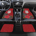 Maori Wheku Meri Kirihimete Personalised Car Mats All Red Indigenous Maori Motif - Aussie Hoodie