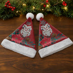 Maori Wheku Meri Kirihimete Personalised Christmas Santa Hat All Red Indigenous Maori Motif - Aussie Hoodie