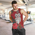 Maori Wheku Meri Kirihimete Personalised Men Tank Top All Red Indigenous Maori Motif - Aussie Hoodie