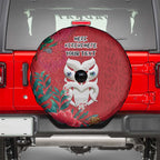 Maori Wheku Meri Kirihimete Personalised Spare Tire Cover All Red Indigenous Maori Motif - Aussie Hoodie