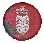 Maori Wheku Meri Kirihimete Personalised Spare Tire Cover All Red Indigenous Maori Motif - Aussie Hoodie