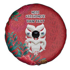 Maori Wheku Meri Kirihimete Personalised Spare Tire Cover All Red Indigenous Maori Motif - Aussie Hoodie