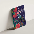 Tui Meri Kirihimete Personalised Canvas Wall Art Pohutukawa Flowers Blue Motif - Aussie Hoodie