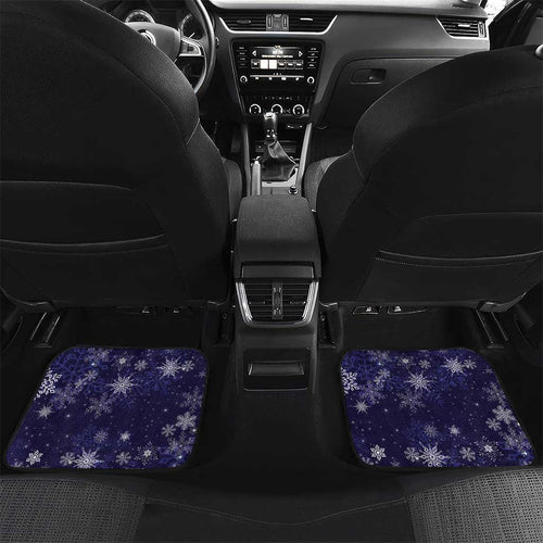 Tui Meri Kirihimete Personalised Car Mats Pohutukawa Flowers Blue Motif - Aussie Hoodie