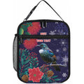 Tui Meri Kirihimete Personalised Lunch Bag Pohutukawa Flowers Blue Motif