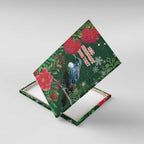 Tui Meri Kirihimete Personalised Canvas Wall Art Pohutukawa Flowers Green Motif - Aussie Hoodie
