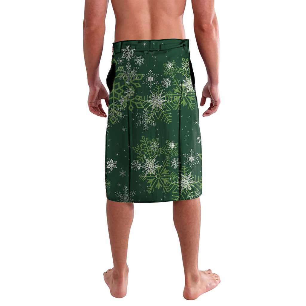 Tui Meri Kirihimete Personalised Lavalava Pohutukawa Flowers Green Motif - Aussie Hoodie