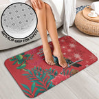Tui Meri Kirihimete Personalised Bathroom Set Pohutukawa Flowers Red Motif - Aussie Hoodie