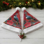 Tui Meri Kirihimete Personalised Christmas Santa Hat Pohutukawa Flowers Red Motif - Aussie Hoodie