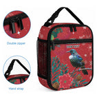Tui Meri Kirihimete Personalised Lunch Bag Pohutukawa Flowers Red Motif