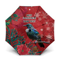 Tui Meri Kirihimete Personalised Umbrella Pohutukawa Flowers Red Motif - Aussie Hoodie