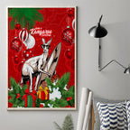 kangaroo-lover-canvas-wall-art-australia-merry-christmas-aboriginal