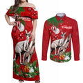 kangaroo-lover-couples-matching-off-shoulder-maxi-dress-and-long-sleeve-button-shirt-australia-merry-christmas-aboriginal