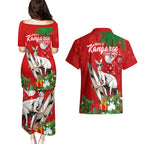 kangaroo-lover-couples-matching-puletasi-dress-and-hawaiian-shirt-australia-merry-christmas-aboriginal
