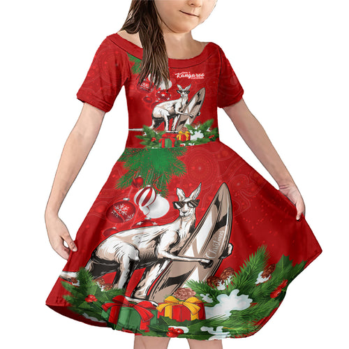 kangaroo-lover-family-matching-mermaid-dress-and-hawaiian-shirt-australia-merry-christmas-aboriginal