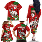 kangaroo-lover-family-matching-off-shoulder-long-sleeve-dress-and-hawaiian-shirt-australia-merry-christmas-aboriginal