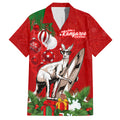 kangaroo-lover-family-matching-off-shoulder-maxi-dress-and-hawaiian-shirt-australia-merry-christmas-aboriginal