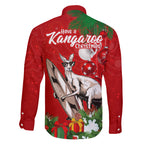 kangaroo-lover-family-matching-off-shoulder-short-dress-and-hawaiian-shirt-australia-merry-christmas-aboriginal