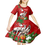 kangaroo-lover-kid-short-sleeve-dress-australia-merry-christmas-aboriginal