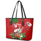 kangaroo-lover-leather-tote-bag-australia-merry-christmas-aboriginal