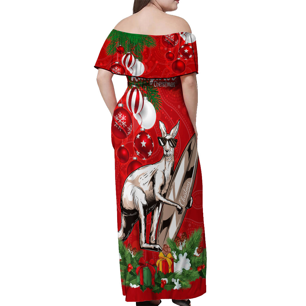 kangaroo-lover-off-shoulder-maxi-dress-australia-merry-christmas-aboriginal