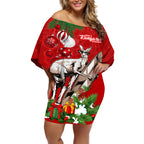 kangaroo-lover-off-shoulder-short-dress-australia-merry-christmas-aboriginal