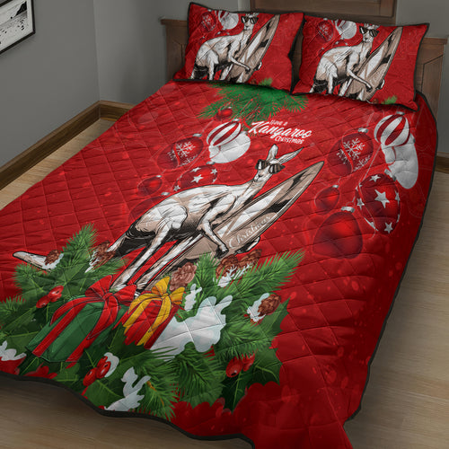 kangaroo-lover-quilt-bed-set-australia-merry-christmas-aboriginal