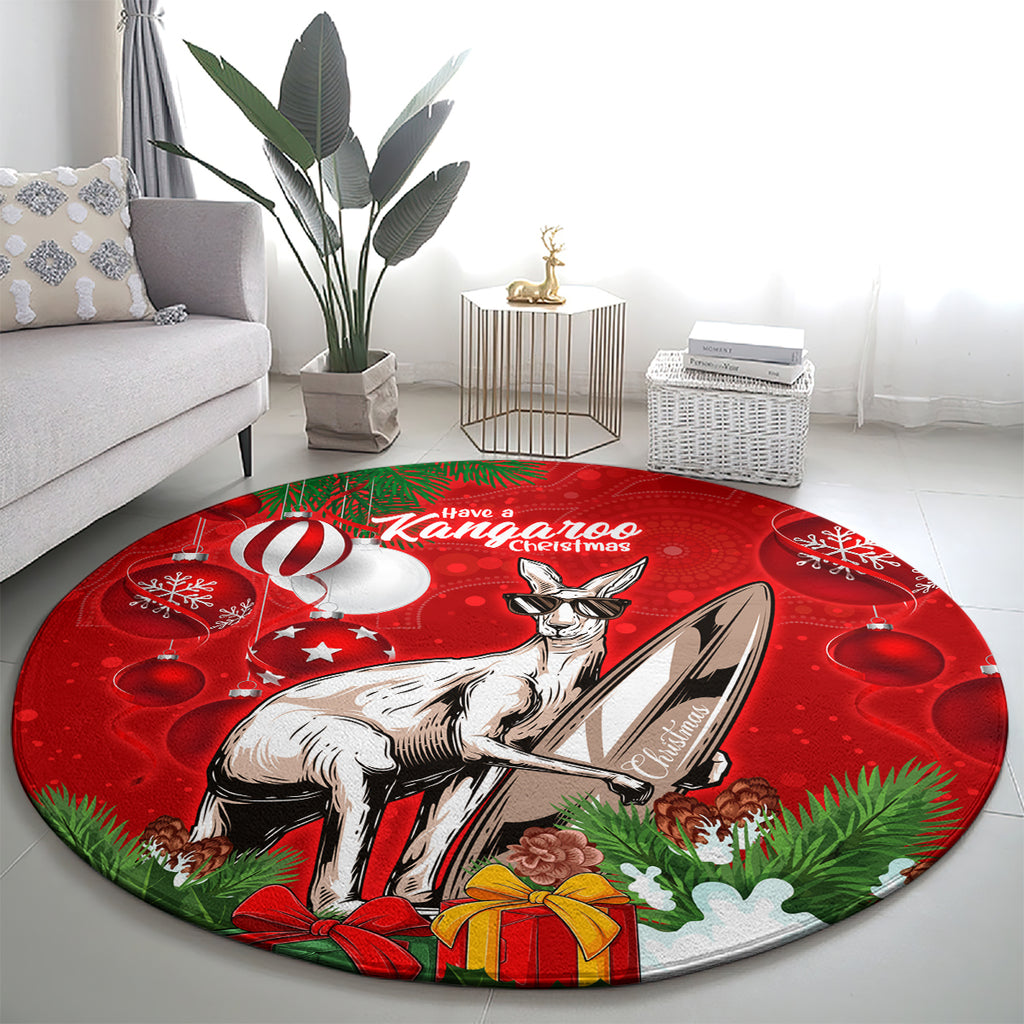kangaroo-lover-round-carpet-australia-merry-christmas-aboriginal