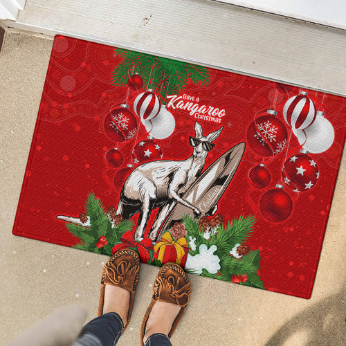 kangaroo-lover-rubber-doormat-australia-merry-christmas-aboriginal