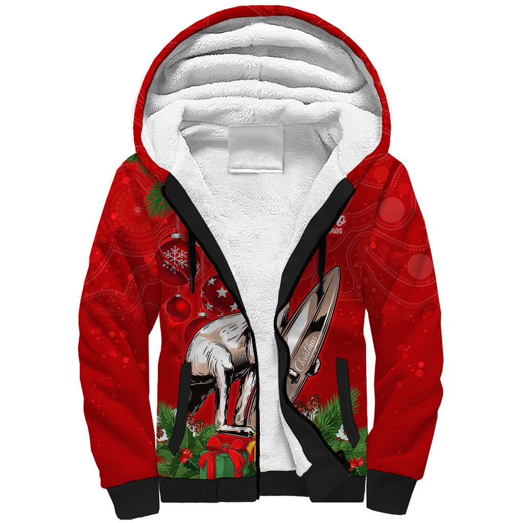 kangaroo-lover-sherpa-hoodie-australia-merry-christmas-aboriginal