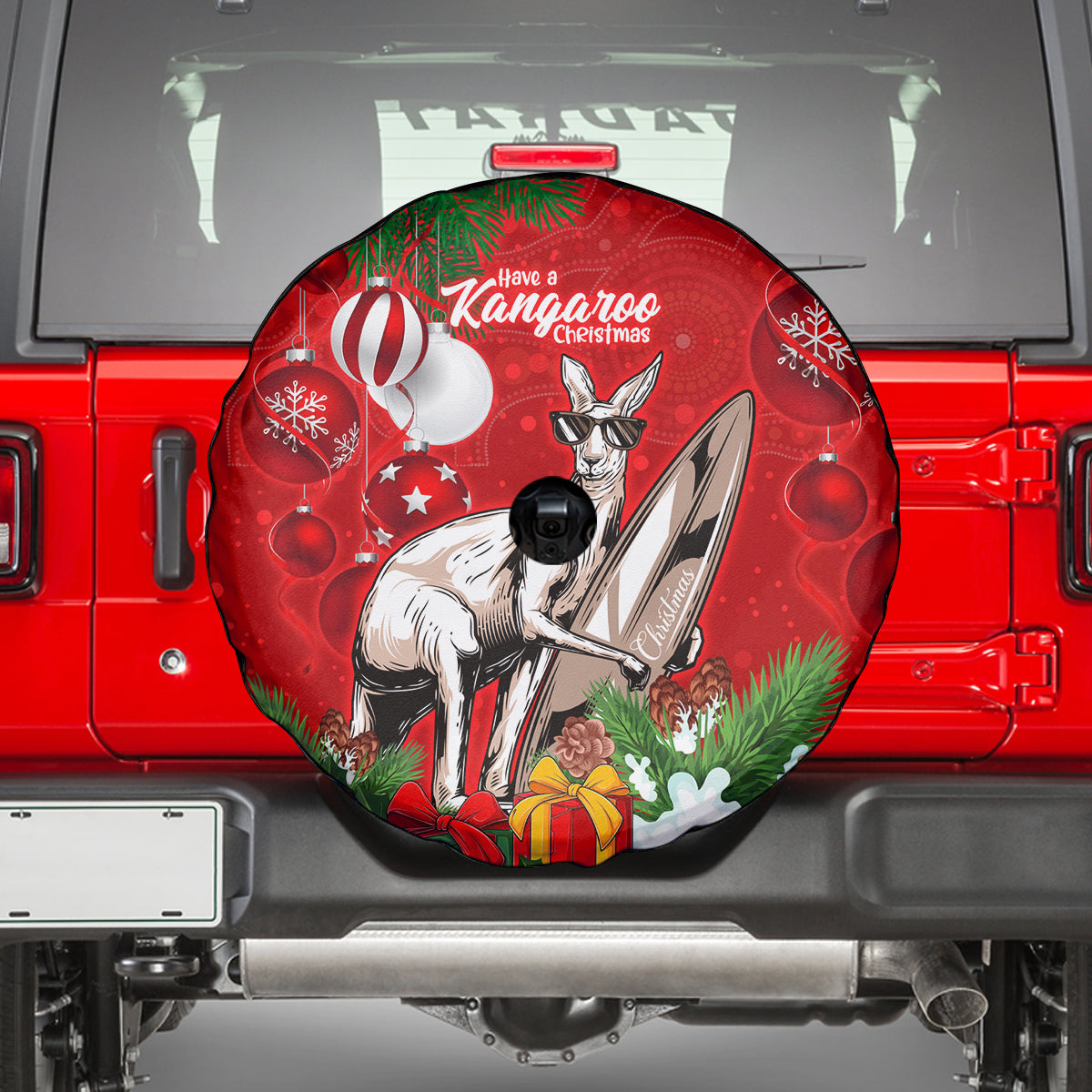 kangaroo-lover-spare-tire-cover-australia-merry-christmas-aboriginal