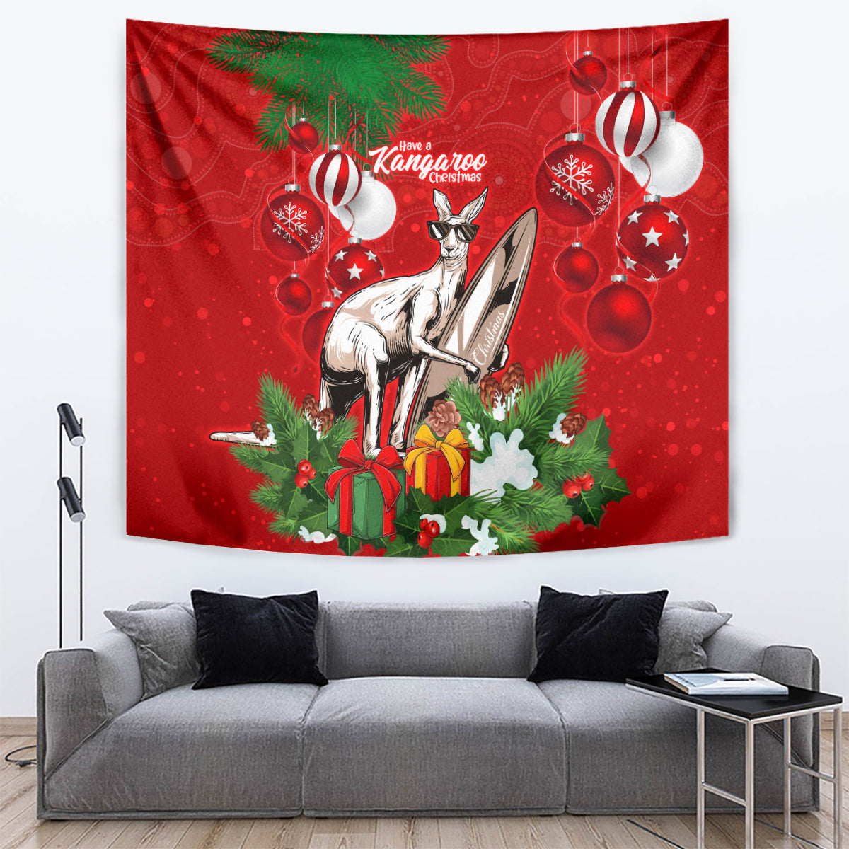 kangaroo-lover-tapestry-australia-merry-christmas-aboriginal