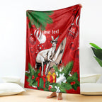 personalised-kangaroo-lover-blanket-australia-merry-christmas-aboriginal