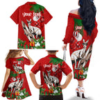personalised-kangaroo-lover-family-matching-off-shoulder-long-sleeve-dress-and-hawaiian-shirt-australia-merry-christmas-aboriginal