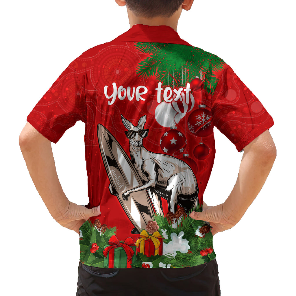 personalised-kangaroo-lover-family-matching-puletasi-dress-and-hawaiian-shirt-australia-merry-christmas-aboriginal