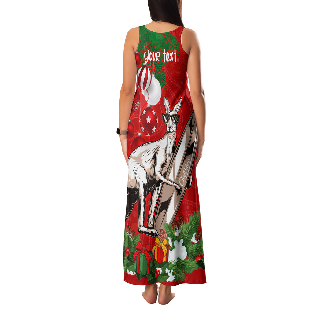personalised-kangaroo-lover-family-matching-tank-maxi-dress-and-hawaiian-shirt-australia-merry-christmas-aboriginal